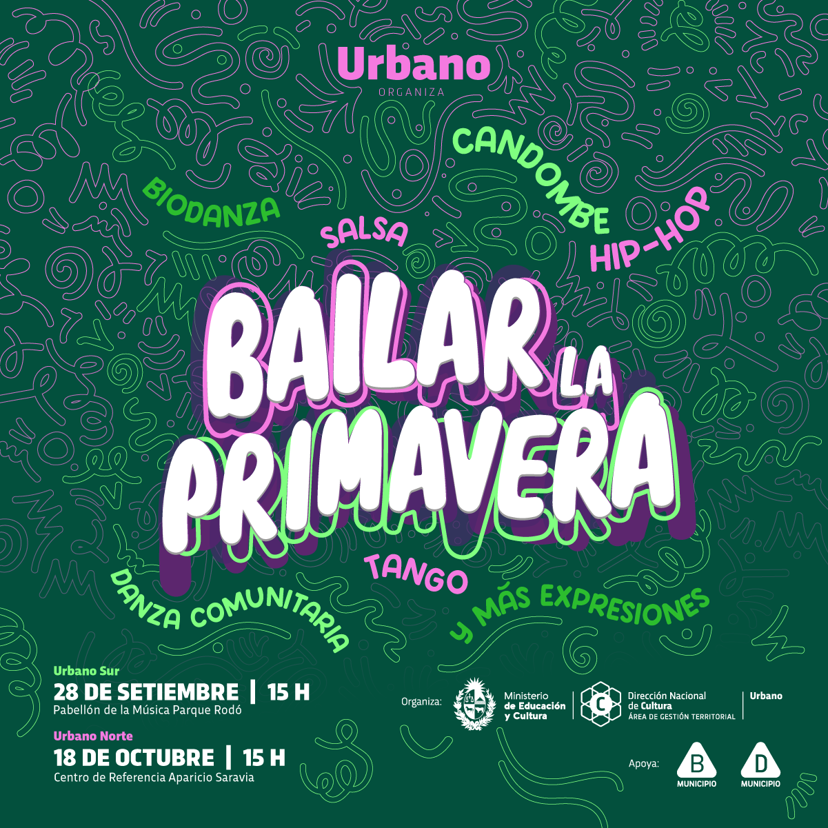 Afiche Bailar la Primavera